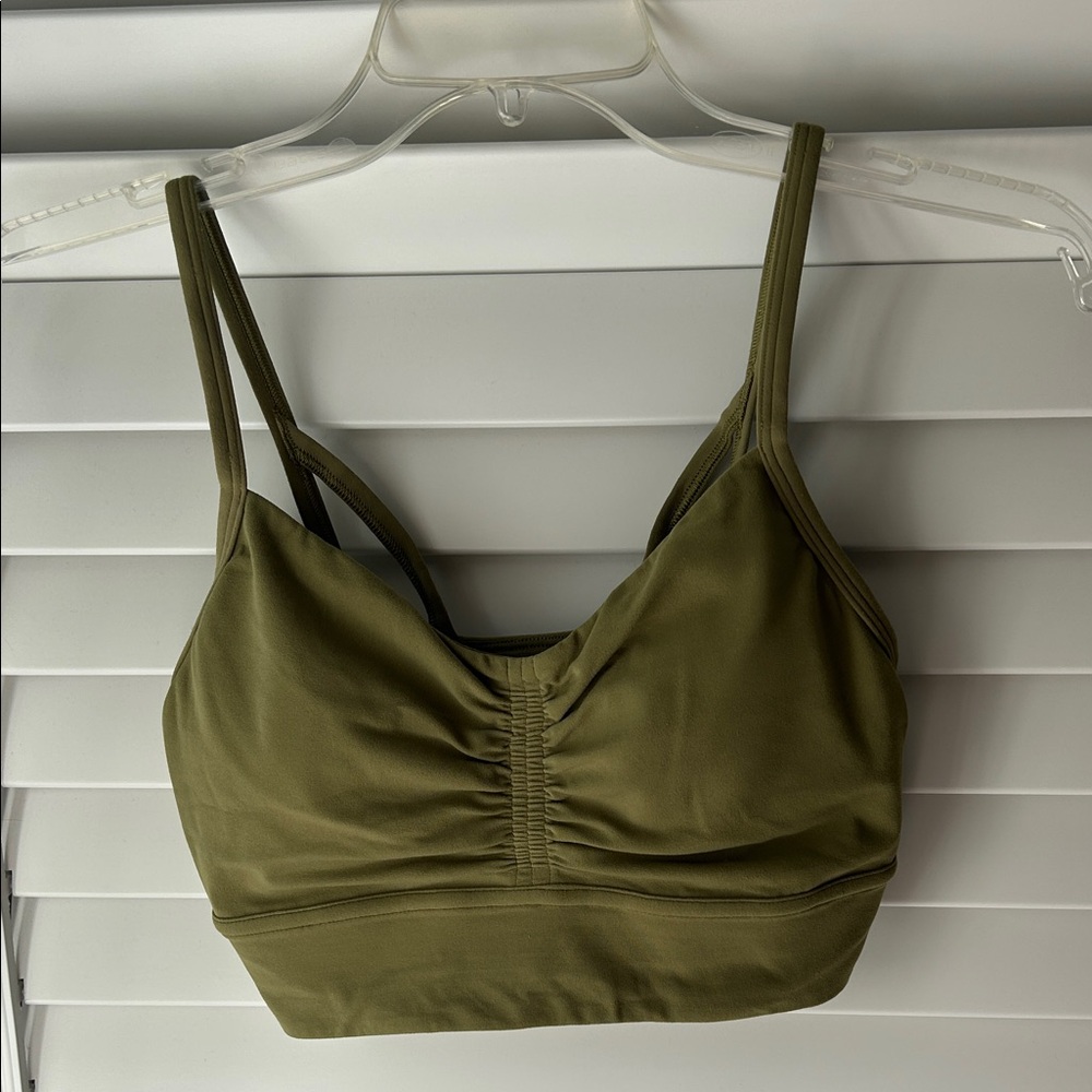 Lululemon Athletica Olive Sports Bra